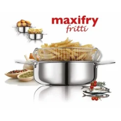 Friteuse Traditionnelle En Inox Avec Panier Eatitaly Maxifry 26 Cm 3 Friteuse Traditionnelle En Inox Avec Panier Eatitaly Maxifry 26 Cm -Pas Cher Cuire Joie Magasin 75901 1 1 Friteuse traditionnelle en inox avec panier Eatitaly Maxifry 26 cm Inoxriv