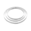 Lot 3 Cercles à Tarte Perforés En Inox Rond 20 - 24 - 28 Cm